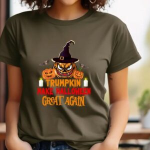 Trumpkin Make Halloween Great Again: Spooky Pumpkin Shirt for Trump Supporters 6 Trumpkin Make Halloween Great Again, Trump Halloween Funny Shirt Sweatshirt and Hoodie, Trump Vance Halloween, Spooky Pumpkin Shirt Gift2