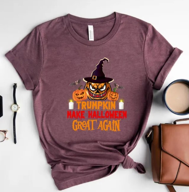 Trumpkin Make Halloween Great Again: Spooky Pumpkin Shirt for Trump Supporters 11 Trumpkin Make Halloween Great Again, Trump Halloween Funny Shirt Sweatshirt and Hoodie, Trump Vance Halloween, Spooky Pumpkin Shirt Gift3