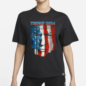 Vintage Donald Trump 4th of July T-Shirt: Show Your Patriotism with the US Flag Face 5 US Flag Face Trump 2024 Vintage Donald Trump 4th of July T-Shirt1