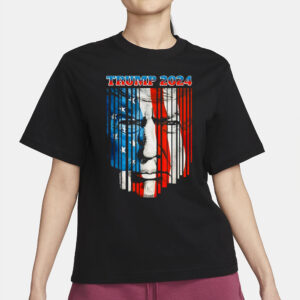 Vintage Donald Trump 4th of July T-Shirt: Show Your Patriotism with the US Flag Face 7 US Flag Face Trump 2024 Vintage Donald Trump 4th of July T-Shirt2