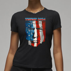 Vintage Donald Trump 4th of July T-Shirt: Show Your Patriotism with the US Flag Face 6 US Flag Face Trump 2024 Vintage Donald Trump 4th of July T-Shirt3