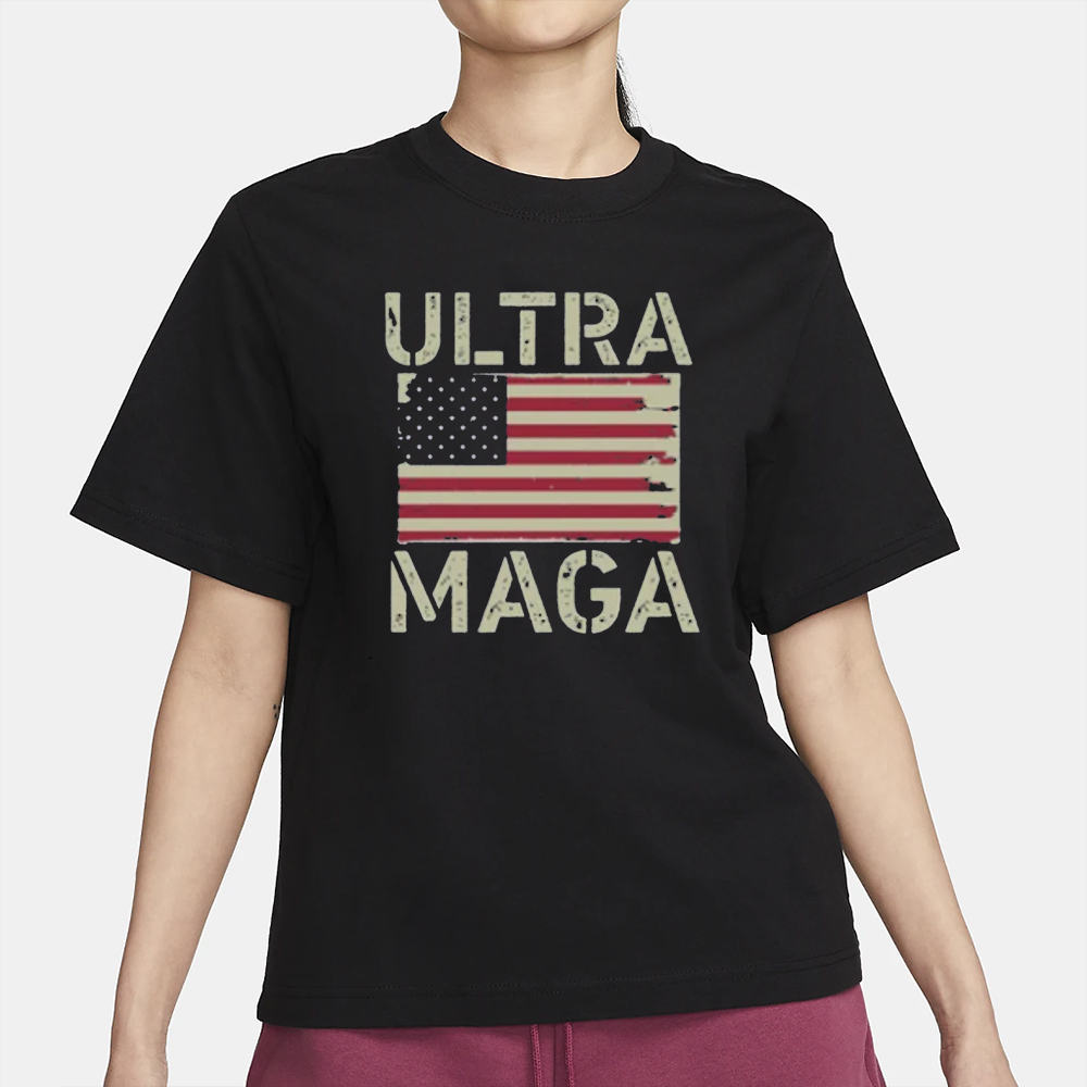 Patriotic Pride: Ultra Maga, American Flag, and Vote Red T-Shirts 10 Ultra Maga Shirt, American Flag Shirt, Vote Red T-Shirts2
