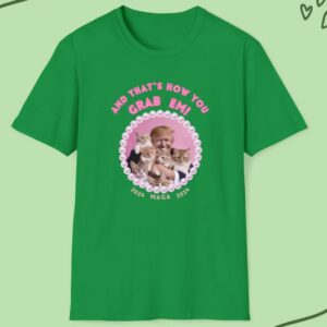 Funny Donald Trump MAGA Cat Kitten T-Shirt: Let's Go Brandon 4 Unisex Funny Donald Trump soft T-Shirt MAGA, cats and kittens shirt with pink, lets go brandon style1