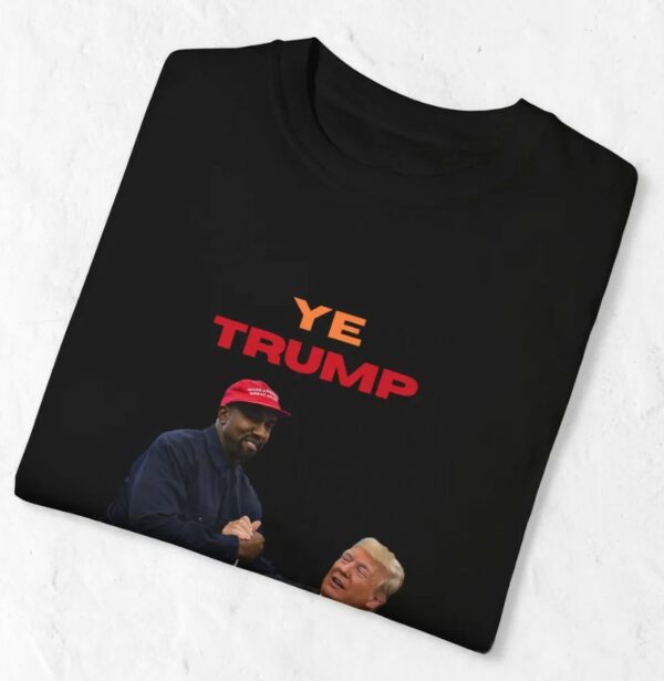 Unisex Trump & Kanye West T-Shirt - Political Statement Tee - Bold Graphic Design - Perfect Gift for Fans1