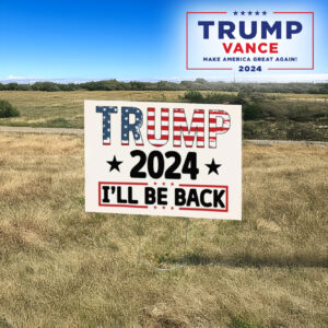 Show Your Support: Trump 2024 Election Yard Sign for Patriotic Americans 7 Usa Flag Trump 2024 Election Slogan Yard Sign, President Election Trump Supporter Election lawn Yard Sign3