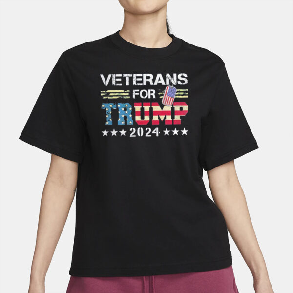 Veterans for Trump 2024 shirts2