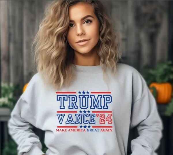 Vice President Vance JD Vance 2024 Sweatshirt, Trump Vance for His and Her, Trump for President Hoodie, Political Trump 'Merica Back Again1