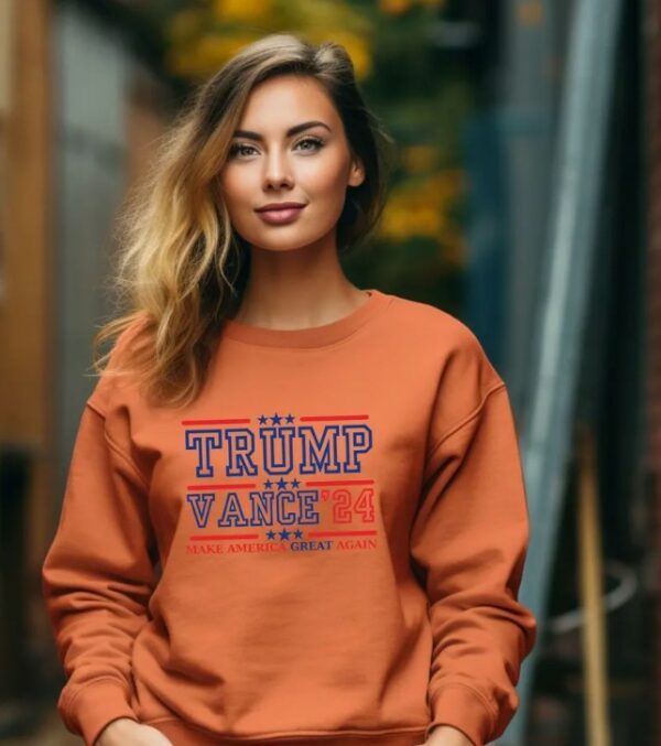 Vice President Vance JD Vance 2024 Sweatshirt, Trump Vance for His and Her, Trump for President Hoodie, Political Trump 'Merica Back Again3