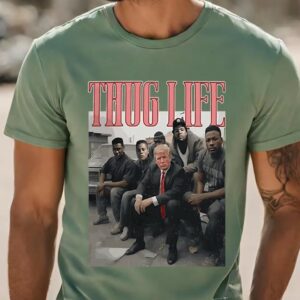 Thug Life Trump Shirt: Show Your Support for Donald Trump in 2024 4 Viral Thug Life Trump Shirt, Donald Trump Thug Life Shirt, Funny Trump 2024 Shirt, Donald Trump, Sarcastic Donald Trump Shirt, 2024 election1
