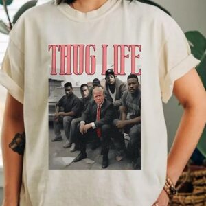 Thug Life Trump Shirt: Show Your Support for Donald Trump in 2024 5 Viral Thug Life Trump Shirt, Donald Trump Thug Life Shirt, Funny Trump 2024 Shirt, Donald Trump, Sarcastic Donald Trump Shirt, 2024 election2