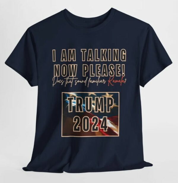 Wait A Minute I'm Talking Now Trump 2024 Shirt Presidential Debate 2024 Tee Political Shirt Trump Vote Gifts Pro Trump Shirt Election Shirt2