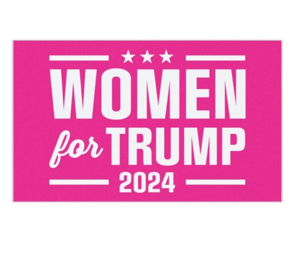 Women For Trump 2024 Car Magnet, Trump 47 Bumper Magnet, Republican 2024 Presidential Election, Bumper Sticker, Car Accessories2