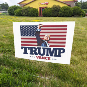 Trump 2024 Yard Sign: Show Your Support with the TRUMP VANCE Fist Pump Sign 5 trump 2024 yard sign , TRUMP VANCE Fist Pump Yard Sign1