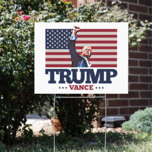 Trump 2024 Yard Sign: Show Your Support with the TRUMP VANCE Fist Pump Sign 7 trump 2024 yard sign , TRUMP VANCE Fist Pump Yard Sign3