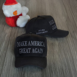 Show Your Patriotism with the Exclusive Christmas Trump Dark MAGA Hat 6 Christmas Trump Dark MAGA Hat Caps