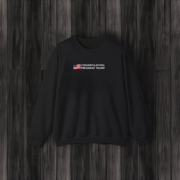 Congratulations President Trump T-shirts3