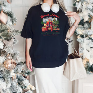 Celebrate the Holidays with Donald Trump's Festive Christmas T-shirt 6 Donald Trump's White House Festive Christmas T-shirt2