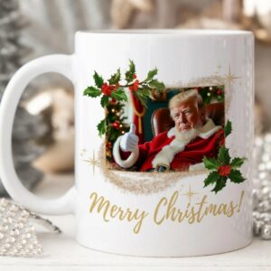 Santa Claus Trump Mug, Trump Christmas 2024 Mug