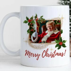 Santa Trump Mug: Celebrate Christmas 2024 with the 45th President 5 Santa Claus Trump Mug, Trump Christmas 2024 Mug1