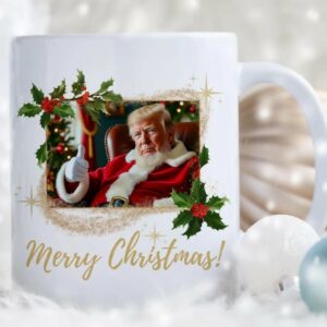 Santa Trump Mug: Celebrate Christmas 2024 with the 45th President 7 Santa Claus Trump Mug, Trump Christmas 2024 Mug3