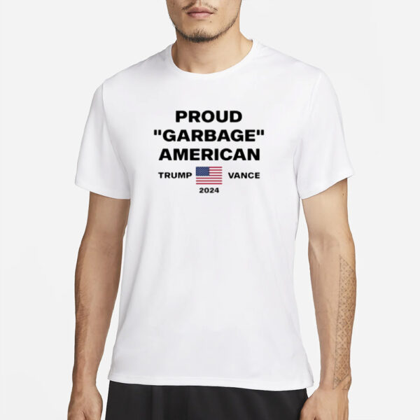 Townhall Media Proud Garbage American Trump Vance 2024 US Flag shirts2