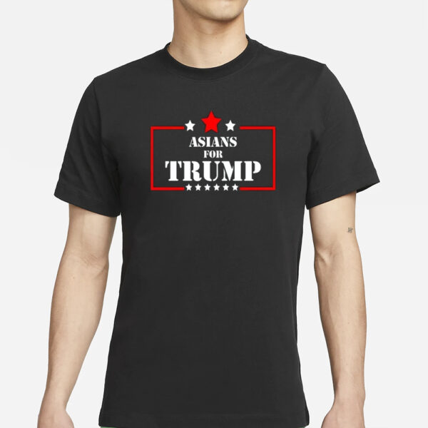 Trenz Shirt Company Asians for Trump Short Sleeve T-shirts1