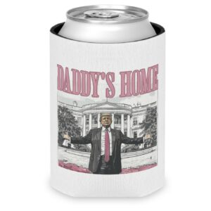 Trump 2024: Daddy's Home White House Beverage Cooler 7 Trump 2024 Daddys Home White House Beverage Coolers