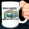 Trump 2024 Mug, Merry Christmas Shitter was full, Trump Christmas Mug