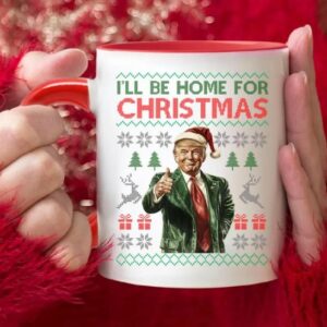 Trump 2024: Trump Won, Trump Home for Christmas Mugs 5 Trump 2024 Trump Won, Trump Home for Christmas Mugs1