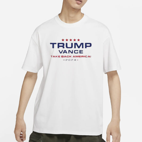 Trump 2024 shirt, Trump vance take back America 2024 T-shirt1