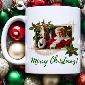 Celebrate the Holidays with the Trump Santa Claus Christmas Mug 7 Trump Christmas Mug, Santa Claus Trump Mugs2