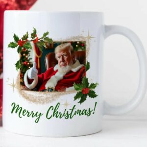 Celebrate the Holidays with the Trump Santa Claus Christmas Mug 9 Trump Christmas Mug, Santa Claus Trump Mugs4