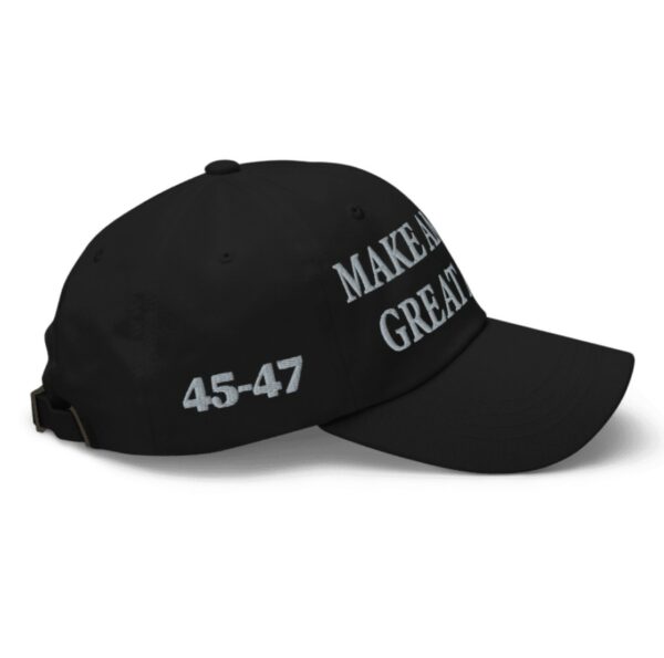 Trump Dark MAGA 45-47 Hat