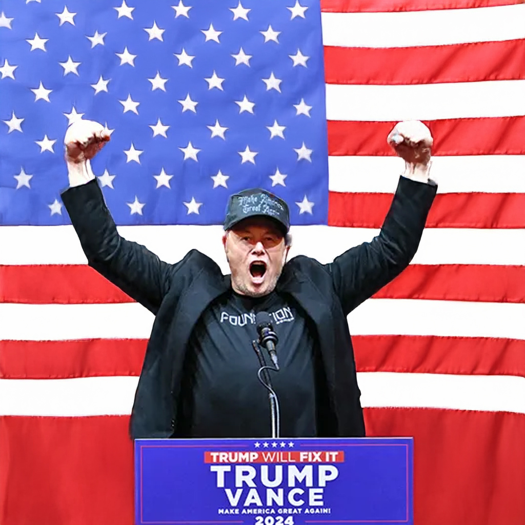 Trump - Elon Dark Gothic MAGA Hat: A Symbol of Patriotism and Rebellion 9 Trump - Elon Dark Gothic MAGA Hat USA