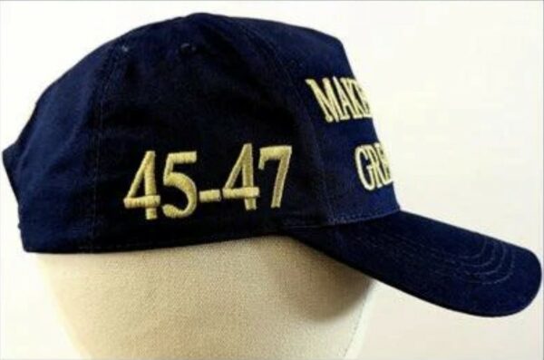 Trump Gold MAGA 45-47 Hat US Pro