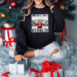 Trump 2024 Christmas T-Shirt: Celebrate the Holidays with the 45th President 7 Trump I'll Be Home For Christmas shirt, Trump Xmas 2024 T-Shirts3