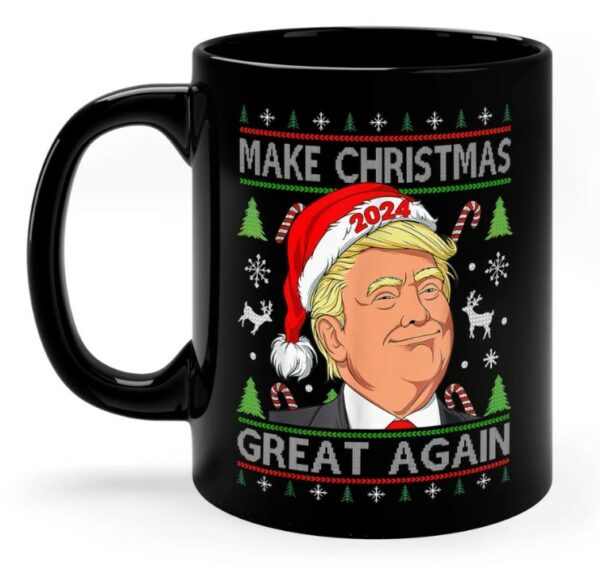 Trump Make Christmas Great Again 2024 Mugs