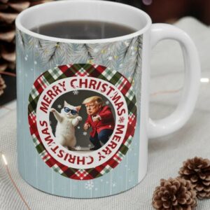 Trump Mug Ceramic Mug, Merry Christmas Mug