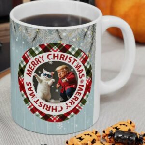 Trump Mug Ceramic Mug, Merry Christmas Mug1