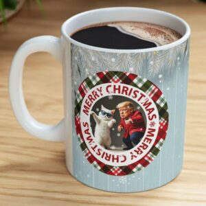 Trump Mug Ceramic Mug, Merry Christmas Mug3
