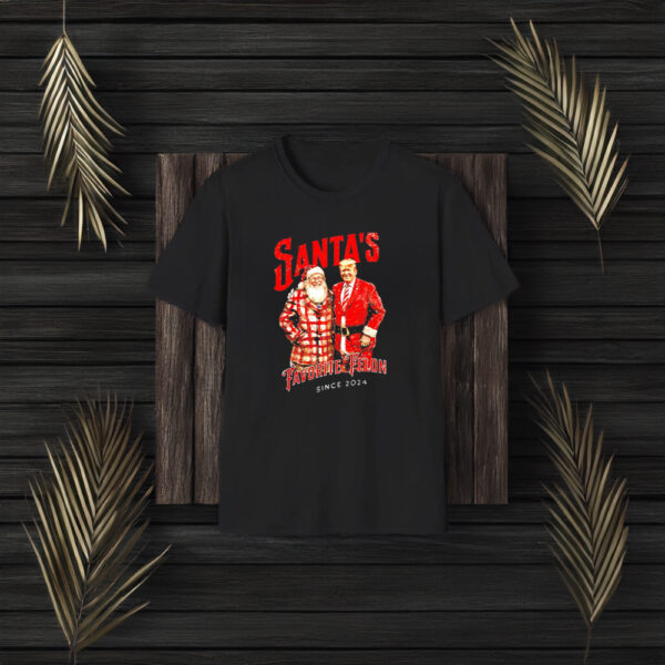 Trump Santa’s favorite felon Christmas since 2024 shirt