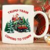 Trump Train, Trump Christmas Lights, Election 2024, Donald Trump Mugs