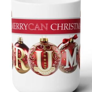 aMERRYcan Christmas TRUMP Coffee Mugs1