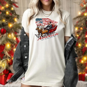 Believe in the Magic of America: Make Christmas Great Again Patriotic Shirt 5 believe in the magic of america make christmas great again shirt1